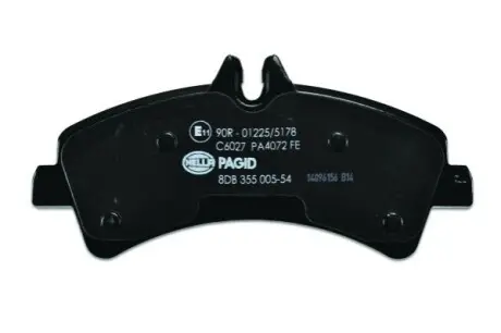 Колодки гальмівні (задні) MB Sprinter 411-519CDI/VW Crafter 06- (спарка) HELLA 8DB 355 005-541 Купити в Україні