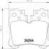 Фото Колодки гальмівні (задні) Lexus LS 06 HELLA (8DB 355 006-651) зображення 1