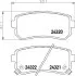 Фото Комплект гальмівних колодок (задніх) Hyundai Accent/I20/I30/Ix35/Sonata/Kia Ceed/Rio/Sportage 1.2-3.3 05 HELLA (8DB 355 006-961) зображення 2