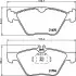 Фото DB Тормозные колодки передн.W210/211/220Chrysler 300C HELLA (8DB 355 007-861) зображення 2