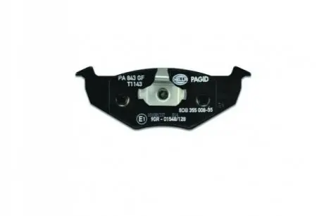 Колодки гальмівні (передні) Seat Cordoba/Ibiza II 93-02/VW Golf III 91-99/Polo 95-02 HELLA 8DB355008351