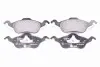 Колодки гальмівні (передні) Ford Focus 99-09 HELLA (8DB355008621) зображення 1