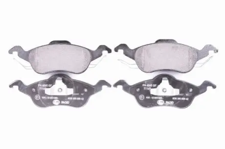 Колодки гальмівні (передні) Ford Focus 99-09 HELLA 8DB355008621
