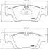 Фото Колодки гальмівні (передні) BMW 3 (E36/E46) 90-05 HELLA (8DB355008741) зображення 2