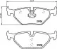 Тормозные колодки зад. BMW 3 (E46)/SAAB 9-5/ROVER 75 96-09 (ATE) HELLA (8DB355008-761) изображение 2