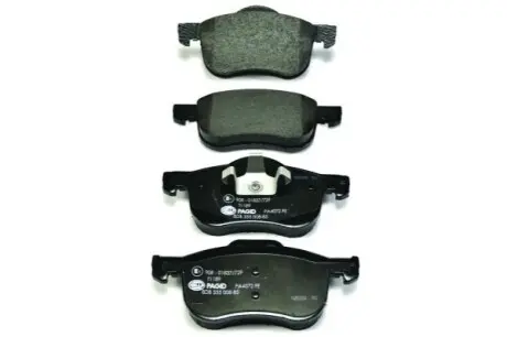 Колодки гальмівні (передні) Volvo S60/S80 2.0/2.4 D/T 98-10 (Ate-Teves) HELLA 8DB355008851