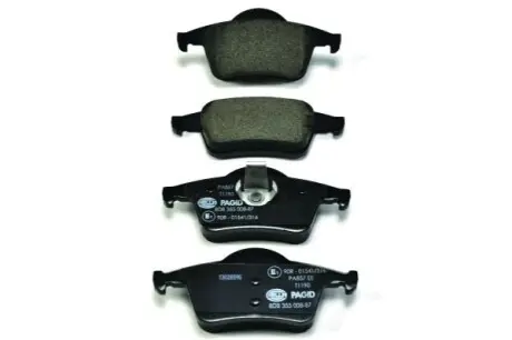 Колодки гальмівні (задні) Volvo S60/S70/S80/V70 96-10 (Ate) HELLA 8DB355008-871 Купити в Україні