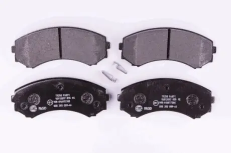 Колодки гальмівні (передні) Mitsubishi Grandis 04-11/Pajero II-IV 90-/Mazda E2000/2200 88-03 HELLA 8DB355009-461 Купити в Україні
