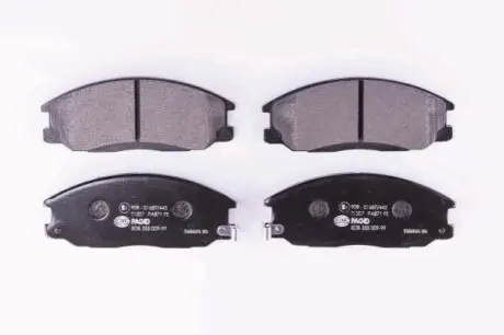 Тормозные колодки, дисковый тормоз.) HELLA 8DB355009991