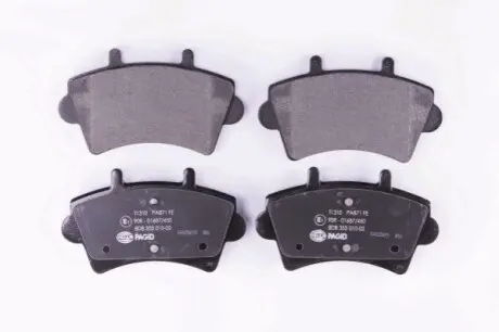 Тормозные колодки пер. Master/Movano 00- (R16) HELLA 8DB355010-021