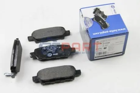 Комплект колодок гальмівних (дискових) (задніх) Nissan Juke/Leaf/Cube 10-/Murano/Teana 08-14/X-Trail/Tiida/Pulsar 13- HELLA 8DB355010-241 Купити в Україні