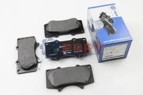 Тормозные колодки пер. Toyota Land Cruiser/Hilux VII/Lexus GX/ MITSUBISHI PAJERO 01- (sumitomo) HELLA 8DB355010-491 Купить в Украине