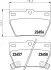Колодки гальмівні (задні) Toyota Rav4 II 00-05 HELLA (8DB 355 010-521) зображення 2