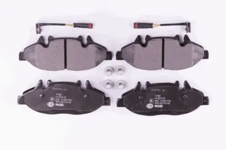 Колодки гальмівні (передні) MB Vito (W639) 03 HELLA 8DB355010-651 Купити в Україні