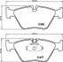 Фото Колодки гальмівні (передні) BMW 5 (E39) 95-04 (Ate) M47/M51/M52/M54/M57 HELLA (8DB 355 010-711) зображення 2