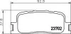 Колодки гальмівні (задні) Toyota Camry 01-11/Highlander 00-03/Lexus ES 96-06 HELLA (8DB355011-001) зображення 2