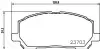 Фото TOYOTA Гальмівні колодки передн. Lexus RX 00 HELLA (8DB 355 011-161) зображення 1