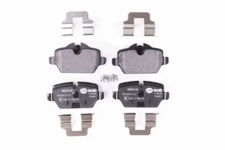 Колодки гальмівні (задні) BMW 1 (E81/E82/E87)/3 (E90/E91/E92/E93) 04-13 HELLA 8DB355011-271