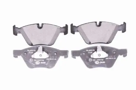 Колодки гальмівні (передні) BMW 3 (E90-93) 04-/ X1 (E84) 09- замінено на 0 986 494 118 HELLA 8DB355011-321 Купити в Україні