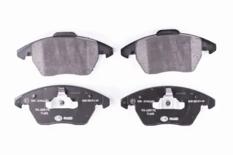 Колодки гальмівні (передні) Citroen C4 04-11/Peugeot 207/308 07-14/208 12-/307 03-09/3008 09-16 HELLA 8DB355011811 Купити в Україні