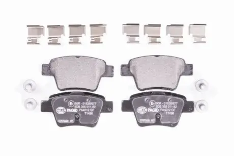 Тормозные колодки, дисковый тормоз.) HELLA 8DB355011821