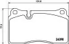 Фото Колодки гальмівні (передні) VW Touareg 2.5-4.2 TDI/FSI 02- (Brembo) HELLA (8DB355011-851) зображення 1