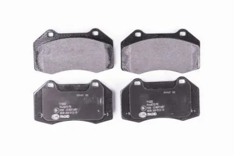 Колодки гальмівні (передні) Renault Megane III купе 2.0 R.S. 08 HELLA 8DB355012151