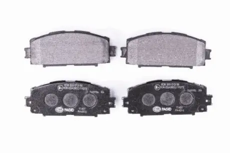 Тормозные колодки, дисковый тормоз.) HELLA 8DB355012361 Купить в Украине