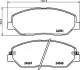 Фото Тормозные колодки пер. Hyundai Santa FE 06- (mando) HELLA (8DB355012-371) изображение 2
