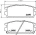 Тормозные колодки дисковые зад. Chevroler Captiva/Opel Antara 2.4, 3.2 V6 06- HELLA (8DB 355 012-951) изображение 2