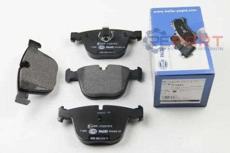 Колодки гальмівні (задні) BMW X5 (E70/F15)/ X6 (E71/F16) 06- (Ate) HELLA 8DB355013171