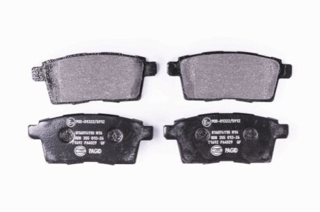 Тормозные колодки зад. Mazda CX-7/CX-9 07- HELLA 8DB355013-261