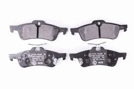 Тормозные колодки, дисковый тормоз.) HELLA 8DB355013461