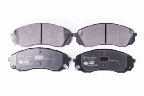 Тормозные колодки, дисковый тормоз.) HELLA 8DB355013541