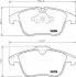 Колодки гальмівні (передні) Jaguar XF/XJ/XK 03 HELLA (8DB355013621) зображення 1