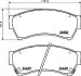 Фото Колодки гальмівні (передні) Mazda 6 07-13 HELLA (8DB 355 013-761) зображення 2
