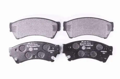 Колодки гальмівні (передні) Mazda 6 07-13 HELLA 8DB 355 013-761 Купити в Україні