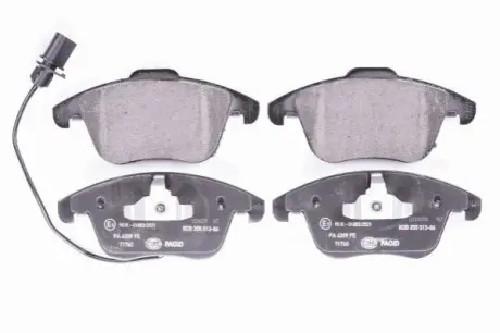 Колодки гальмівні (передні) Audi A4 07-18/Audi A5 07-/Audi Q5 12-17 (замінено на 0986494538) HELLA 8DB 355 013-861 Купити в Україні