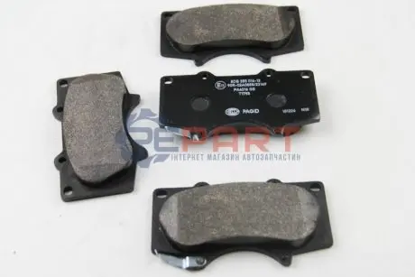 Колодки гальмівні (передні) Toyota Land Cruiser Prado/Hilux 03-/Lexus GX 02-10 (Sumitomo) HELLA 8DB355014-121 Купити в Україні
