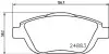 Фото Колодки гальмівні (передні) Citroen С3/DS3 09-/C4 Cactus/Peugeot 2008 13 HELLA (8DB 355 014-551) зображення 3