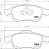 Фото Комплект гальмівних колодок (передніх) Renault Fluence/Megane/Scenic 08 HELLA (8DB355014-791) зображення 3