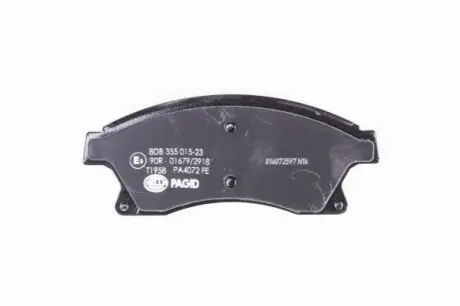 Тормозные колодки передние. Opel Astra J 10/09> HELLA 8DB 355 015-231