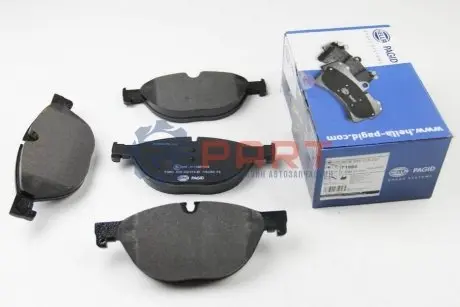 Тормозные колодки пер. BMW 5(F10)/5(F11)/6(F12)/6(F13) 08- HELLA 8DB355015-251 Купить в Украине