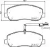 Фото Колодки гальмівні (передні) Renault Master III/Opel Movano B/Nissan NV400 10- (+датчик) HELLA (8DB355015-291) зображення 3