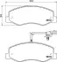 Фото Колодки гальмівні (задні) Renault Master III/Opel Movano B/Nissan NV400 10- (+датчик/к-кт)(спарка) HELLA (8DB355015-311) зображення 3