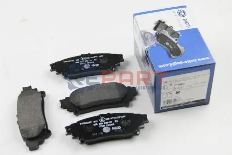 Колодки гальмівні (задні) Lexus RX 08-15/Toyota Prius 11 HELLA 8DB 355 015-371 Купити в Україні