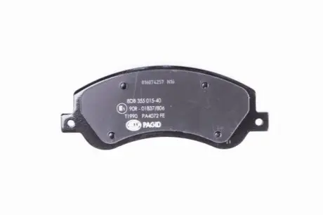 Колодки гальмівні (передні) Ford Transit 2.2-2.4TDCi 06-14 (з датчиками) HELLA 8DB355015401 Купити в Україні