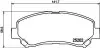 Фото Колодки гальмівні (передні) Nissan Qashqai/X-Trail 07-13 HELLA (8DB355015-911) зображення 2
