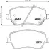 Колодки гальмівні (передні) Opel Agila/Suzuki Swift 05 HELLA (8DB355015-981) зображення 3