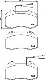 Тормозные колодки, дисковый тормоз.) HELLA 8DB355016141